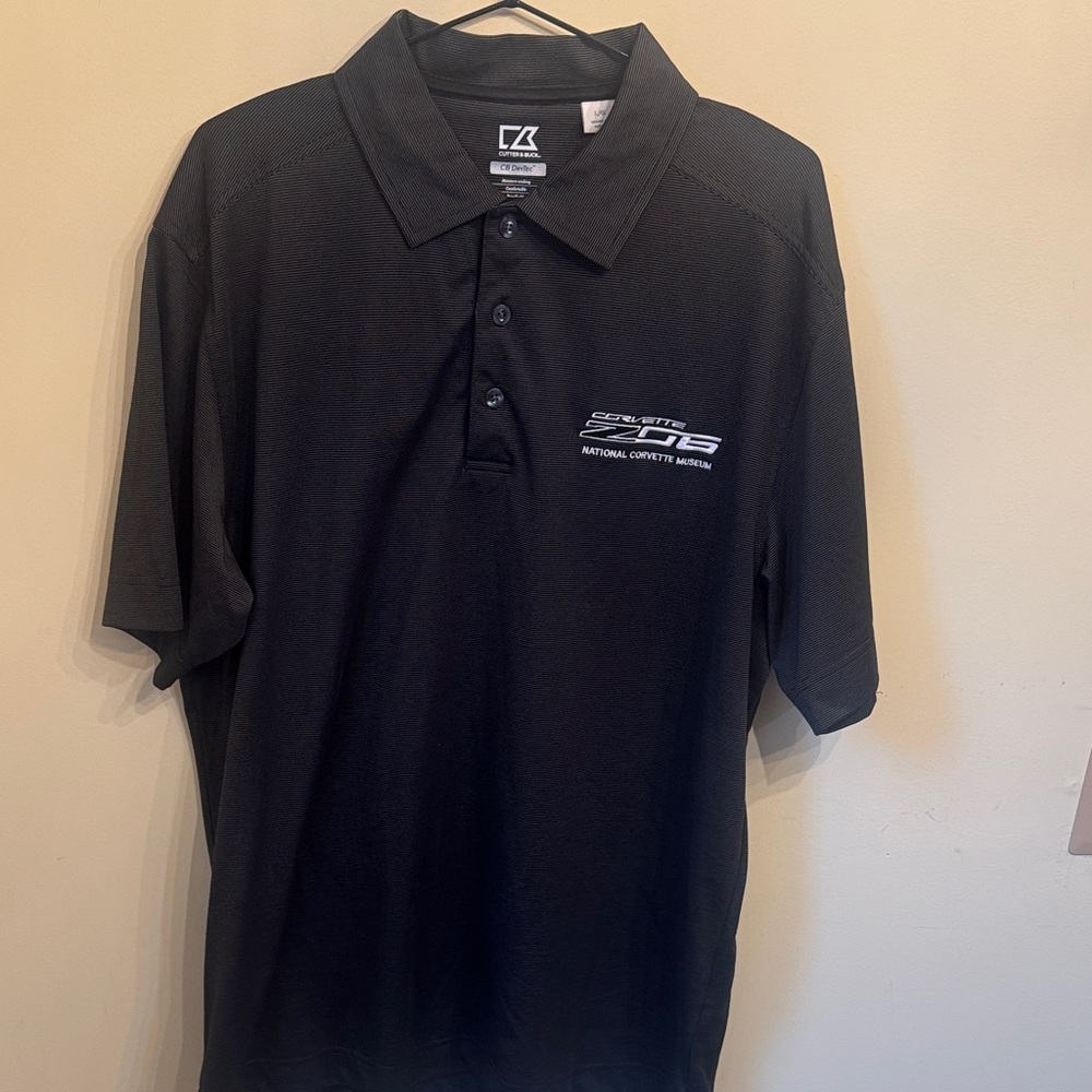 Men's Black Cutter and Buck Polo